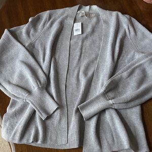 LOFT Open Front Cardigan